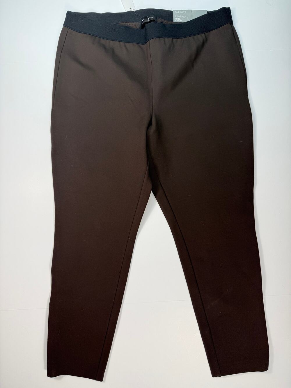 Talbots SoHo leggings size 16 petite Brown NWT
